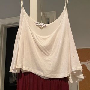 Original Piece White and Red Maxi Dress